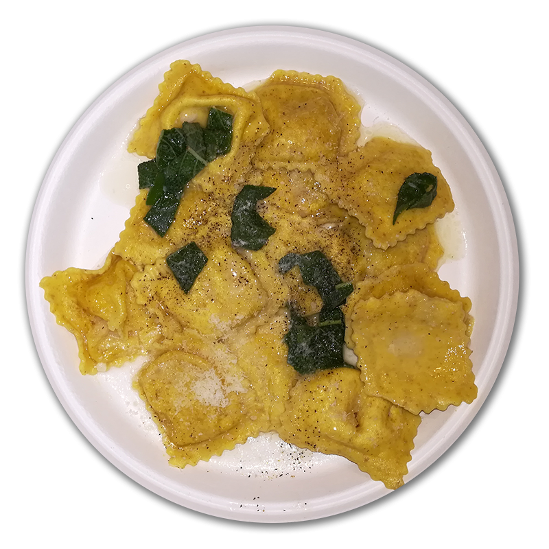 Tortelli burro e salvia (farina BIO molino Pranzani) 13 AGOSTO